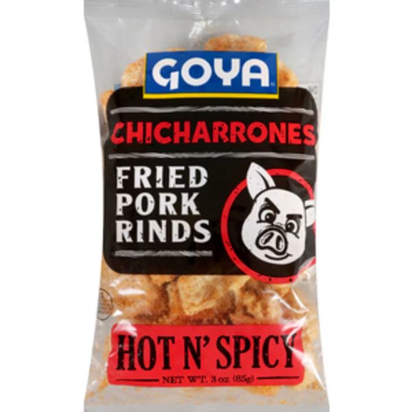 Goya Chicharrones Hot & Spicy 3 oz., PK12, Goya, Mfr#: 4936
