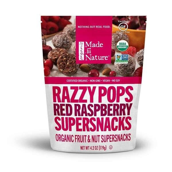 Organic Razzy Pop 4.2 oz., PK6, Made In Nature, Mfr#: 50516