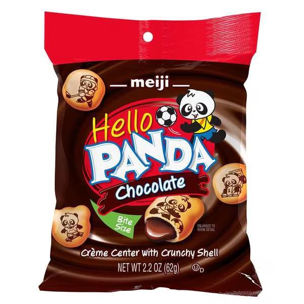 Meiji Hello Panda Chocolate Multi-Pack 2.2 oz., PK24, Hello Panda, Mfr#: 70077