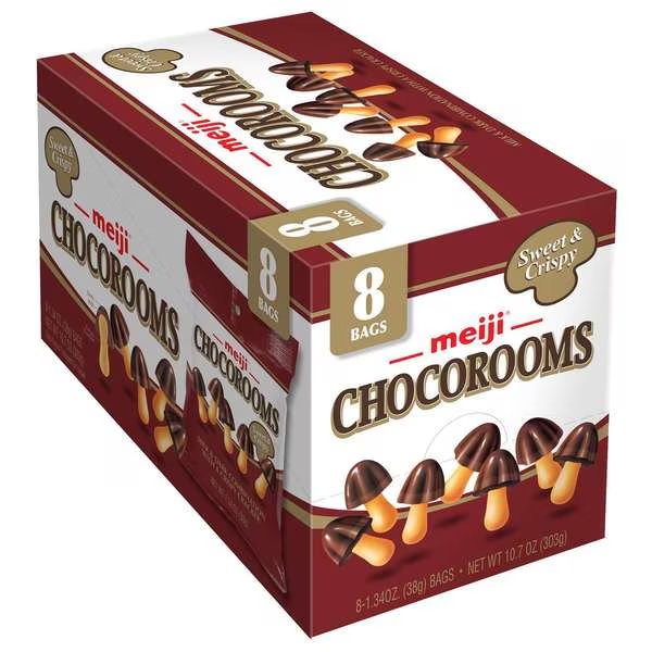 Meiji Chocorooms Multi-Pack 1.34 oz., PK32, Chocorooms, Mfr#: 70100