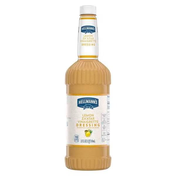 Lemon Zaatar Vinaigrette Dressing 32 oz., PK6, Hellmanns, Mfr#: 67665808