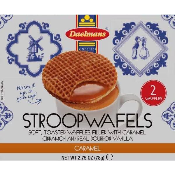 Daelmans Jumbo Caramel Wafer Duo Pack 2.75 oz., PK48, Daelmans, Mfr#: 70305
