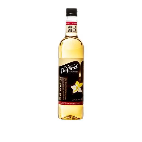 Gourmet Vanilla Syrup 750mL, PK12, Davinci Gourmet, Mfr#: 2073738410001