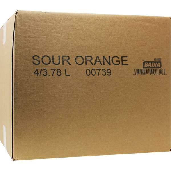 Badia Orange Bitter Naranja Agria 128 fl. oz. Bottle, PK4, Badia, Mfr#: 00739