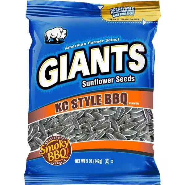 Giants Barbecue Seeds 5 oz., PK12, Giant Snack, Mfr#: 33575