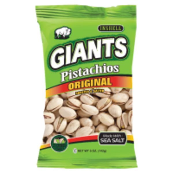 Giants Pistachios Original Roasted & Salted 5 oz., PK8, Giant Snack, Mfr#: 51660