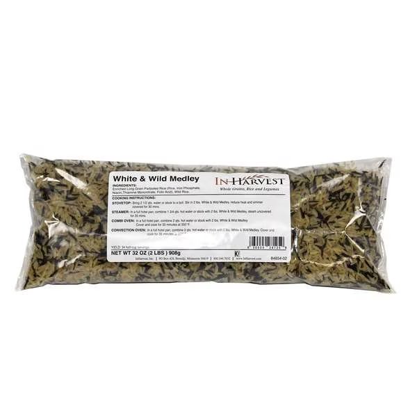 White & Wild Medley Rice 2lbs, PK6, Inharvest, Mfr#: 16255