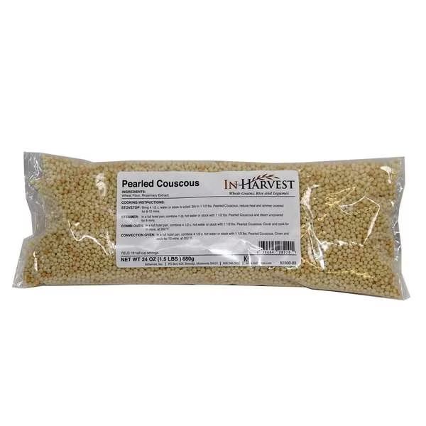 Pearled Couscous Pasta 1.5lbs, PK6, Inharvest, Mfr#: 16282
