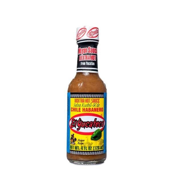 Extra Hot Haberno Sauce 4 oz., PK12, El Yucateco, Mfr#: 10816493010054