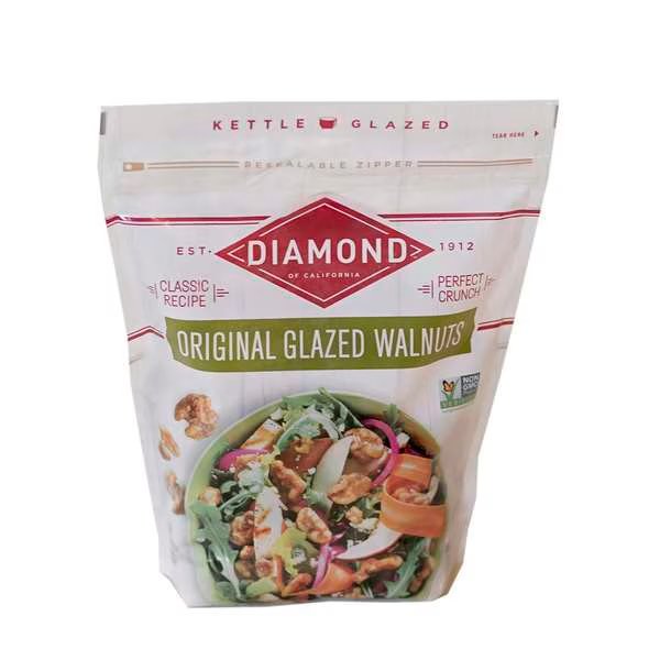 Walnuts Glazed 2lbs, PK3, Diamond, Mfr#: 0187310000
