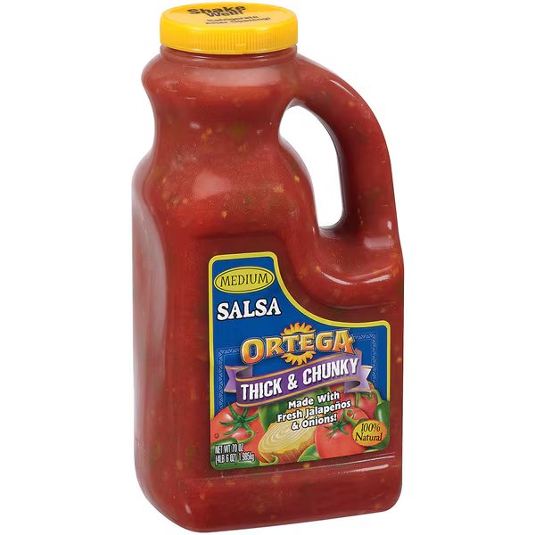 Ortega Thick & Chunky Medium Salsa .5 gal., PK6, Ortega, Mfr#: 780756