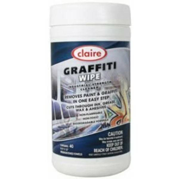 Graffiti Wipe 40 9.5x12 Wipes, Claire, Mfr#: CL963-1
