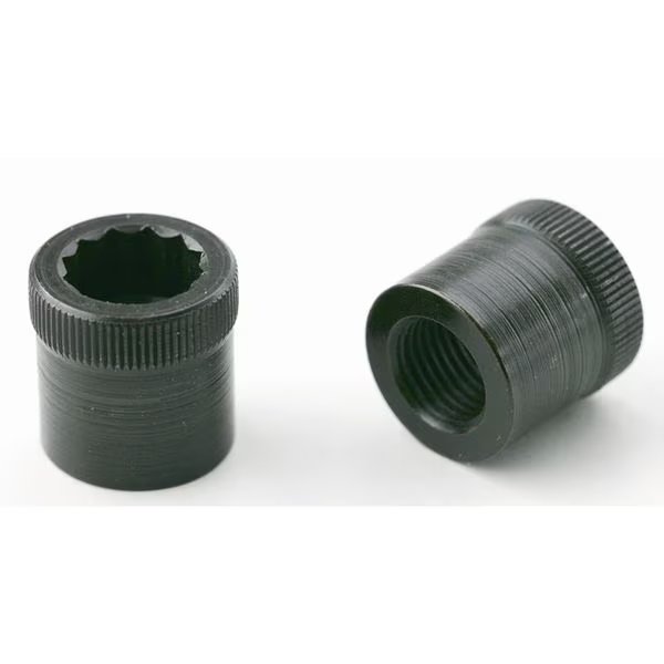 Nut Insert, 1/4"-28 Thrd Sz, Alloy Steel, Holo-Krome, Mfr#: 7032