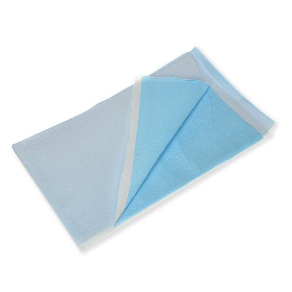 Stretcher Sheet - 1 Ply, Tissue/Poly, 40"X 90", Blue, 50/Cs, 50PK, Dealmed, Mfr#: 784062