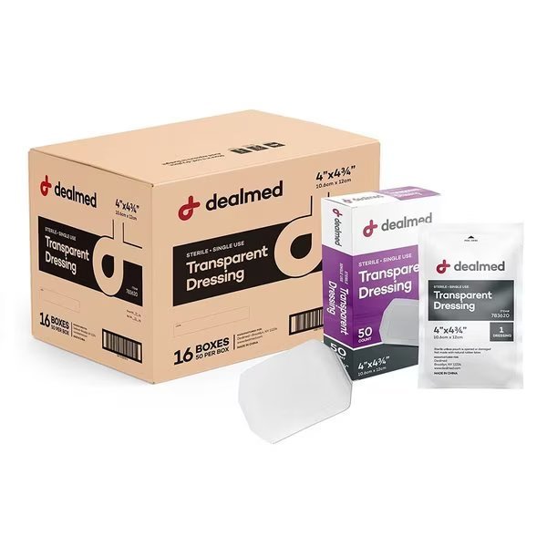 Transparent Dressing, 50/Bx, 16 Bx/Cs, 800PK, Dealmed, Mfr#: 783620