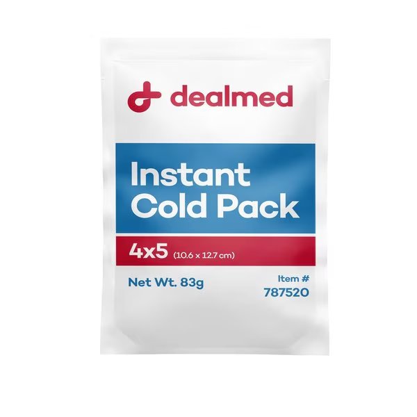 Instant Cold Pack, 4" X 5", 24/Cs, 24PK, Dealmed, Mfr#: 787520