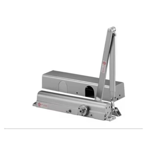 Medium to Heavy Duty Grade-1 Cast Iron Body Gray Finish Commercial Door Closer with Delay Action, Delaney Hardware, Mfr#: 606740