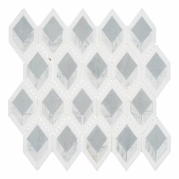 SAMPLE Easton 5 x 3 Glass Novelty Mosaic Wall  Floor Tile, Andova Tiles, Mfr#: SAM-ANDEAS334