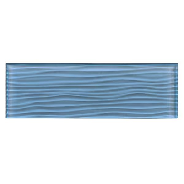 SAMPLE- Enchant Straight Edge Glass Wall & Floor Tile, Andova Tiles, Mfr#: SAM-ANDENC765