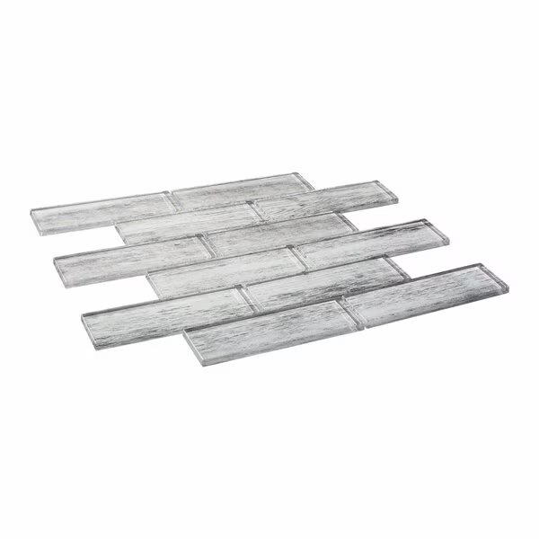 ANDOVA TILES Migdal 2" x 6" Glass Brick Joint Mosaic Tile, Andova Tiles, Mfr#: ANDMIG233
