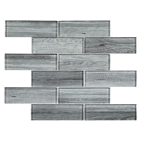 ANDOVA TILES Migdal 2" x 6" Glass Brick Joint Mosaic Tile, Andova Tiles, Mfr#: ANDMIG234