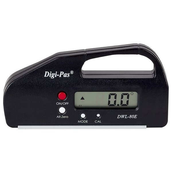 Pocket Size Digital Level, Electronic Angle Gauge, Protractor, Angle Finder, 01 deg, 4 inch, Digi-Pas, Mfr#: 2-00081-99