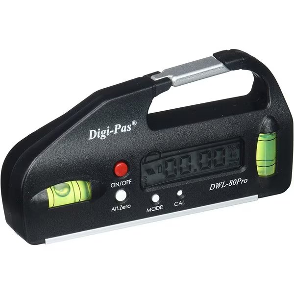 Pocket Size Digital Level, Electronic Angle Gauge, Protractor, Angle Finder, 005 deg, 4 inch, Digi-Pas, Mfr#: 2-00082-99