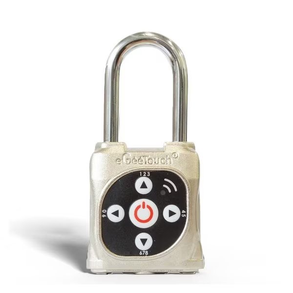 Smart Mini Padlock, Heavy Duty - Silver, Egeetouch, Mfr#: 5-05305-94