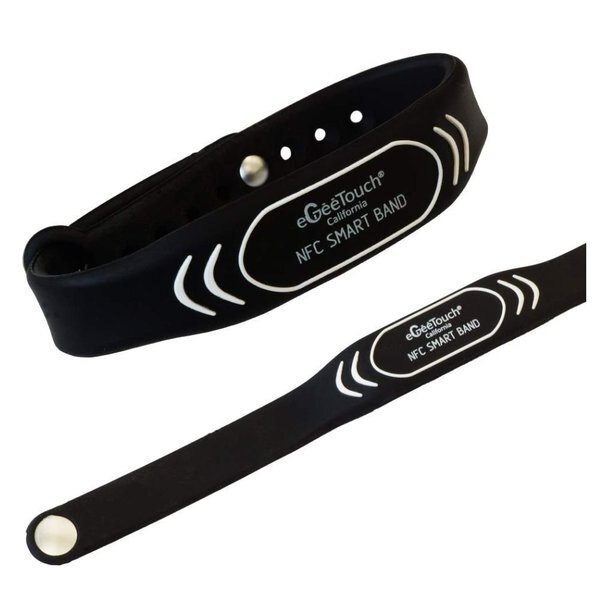 Smart NFC Wristbands, Pack of 2, Egeetouch, Mfr#: 5-NFC-2002WB