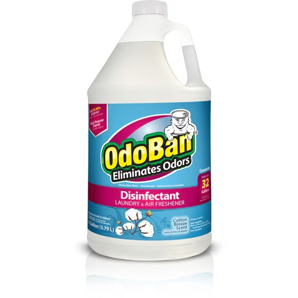 Odor Eliminator Disinfectant Concentrate, 1 Gallon, Cotton Breeze, Odoban, Mfr#: 911801-G4