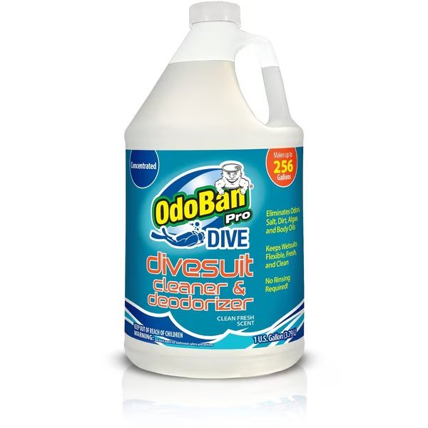 OdoBan Dive Wetsuit Cleaner & Deodorizer Concentrate, Clean Fresh Scent, 1 Gallon, Odoban, Mfr#: 971089P-G4