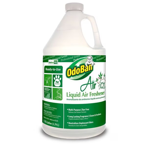 OdoBan Spring Fresh Liquid Air Freshener Gallon, Odoban, Mfr#: 977462-G4