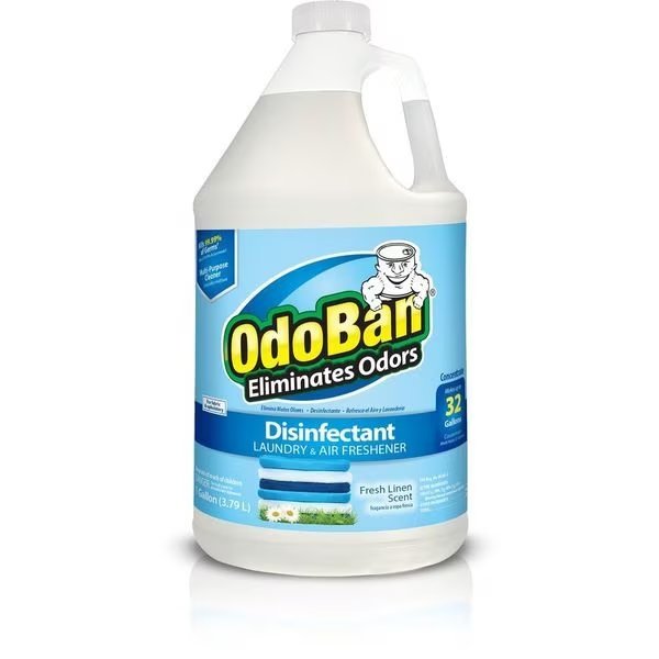 Odor Eliminator Disinfectant Concentrate, 1 Gallon, Fresh Linen, Odoban, Mfr#: 911701-G4