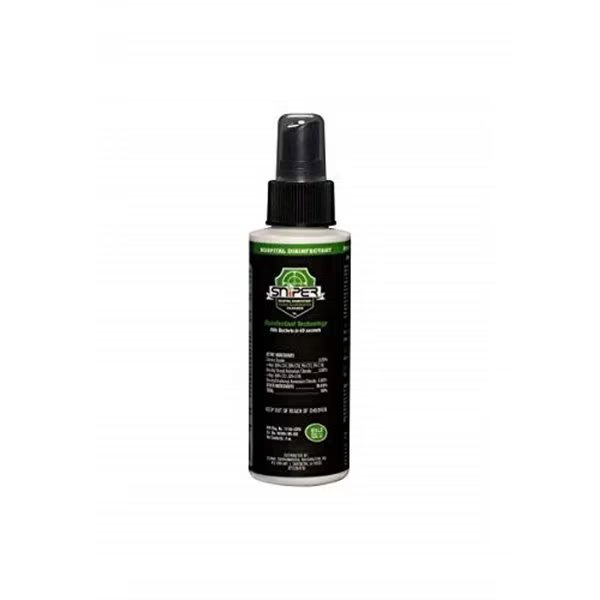 SNiPER Hospital Disinfectant, Odor Eliminator & All-Purpose Cleaner, 4oz Spray, Sniper, Mfr#: S-04-12