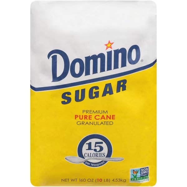 Domino Granulated Sugar 10lbs, PK4, Domino, Mfr#: 403130