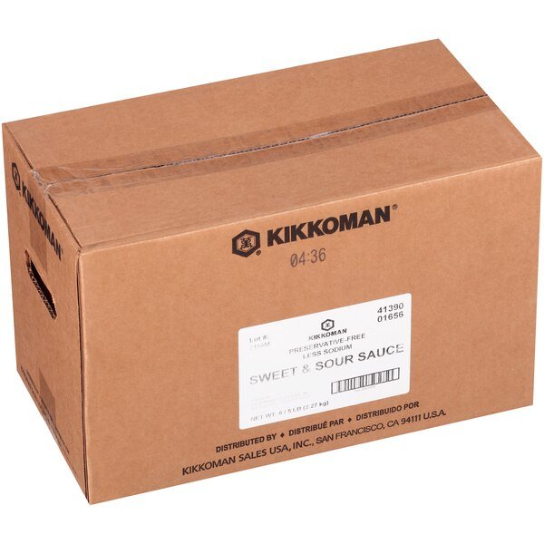 Kikkoman Preservative Free Sweet & Sour Sauce 5lbs, PK6, Kikkoman, Mfr#: 01656