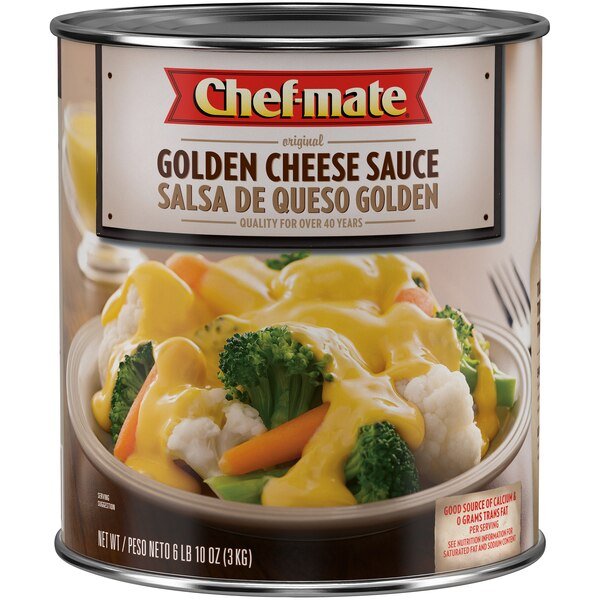 Chef-Mate Golden Cheese Sauce 106 oz., PK6, Chef-Mate, Mfr#: 10050000050687