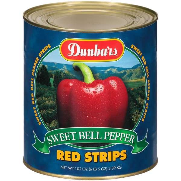 Red Pepper Strips, PK6, Dunbar, Mfr#: 01015603060001