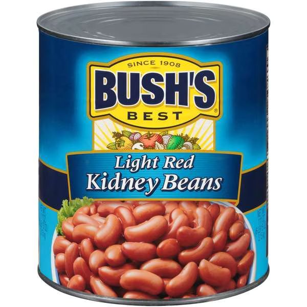 Bush's Best Light Red Kidney Beans #10 Can, PK6, Bushs Best, Mfr#: 01756