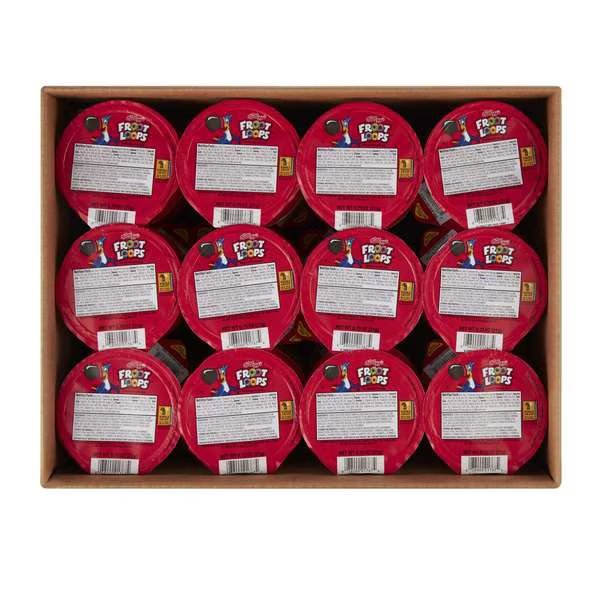Kellogg's Froot Loops Cereal .75 oz. Bowl, PK96, Kelloggs, Mfr#: 3800001796