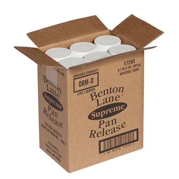 Benton Lane Supreme Pan Release 16.5 oz. Aerosol, PK6, Benton Lane, Mfr#: 17293