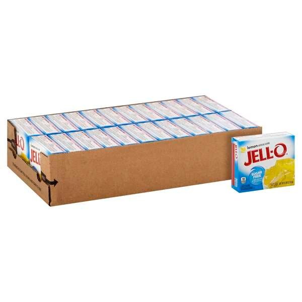Jell-O Sugar Free Gelatin Lemon .3 oz., PK24, Jell-O, Mfr#: 10043000201364