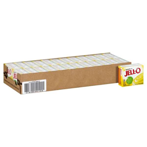 Jell-O Instant Lemon Pudding 3.4 oz., PK24, Jell-O, Mfr#: 10043000204402