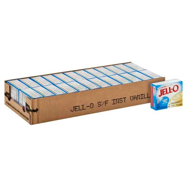 Jell-O Sugar And Fat Free Vanilla Instant Pudding 1 oz., PK24, Jell-O, Mfr#: 10043000205522