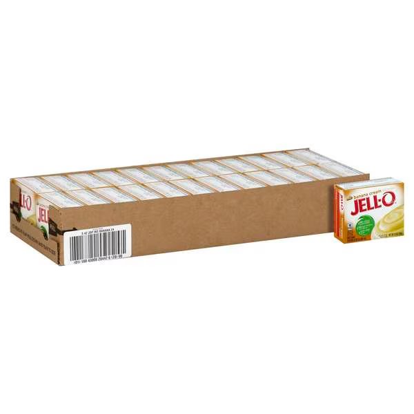 Jell-O Instant Banana Pudding 3.4 oz., PK24, Jell-O, Mfr#: 10043000204426