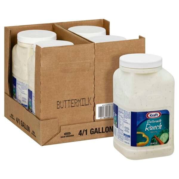 Kraft Buttermilk Ranch Dressing 1 gal., PK4, Kraft, Mfr#: 10021000643995