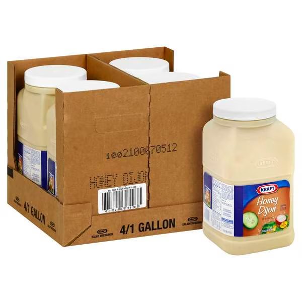 Kraft Signature Honey Dijonnaise Dressing 1 gal., PK4, Kraft, Mfr#: 10021000705129