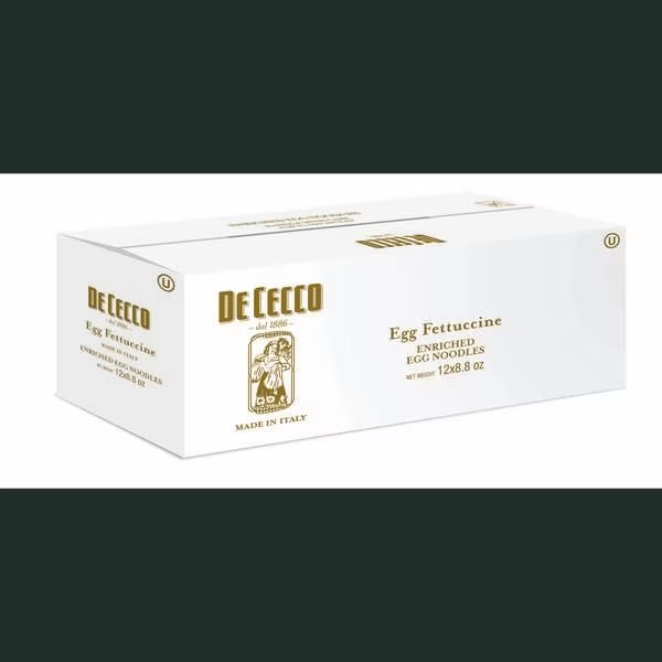 De Cecco No. 103 Egg Fettuccini 8.8 oz. Box, PK12, De Cecco, Mfr#: VUN2103
