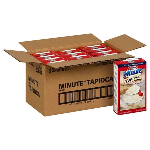 Pudding Minute Tapioca 8 oz., PK12, Minute, Mfr#: 00043000228012