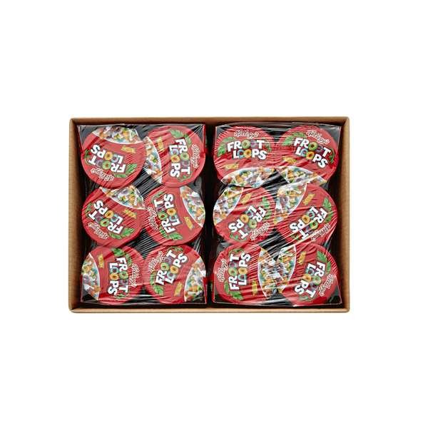 Kellogg's Froot Loops Cereal 1.5 oz. Bowl, PK60, Kelloggs, Mfr#: 3800012465